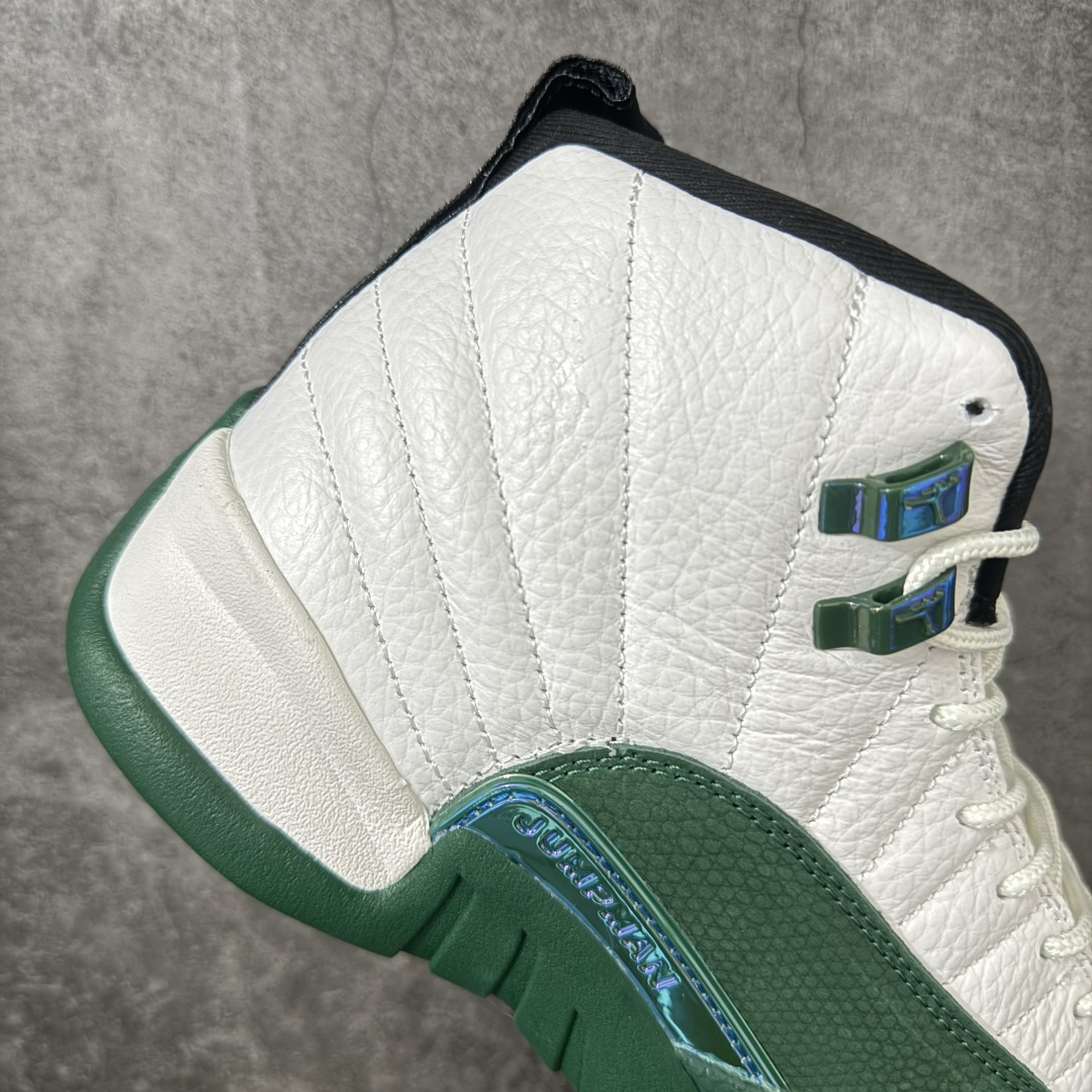 Air Jordan AJ12 Retro 潮流 中帮 复古篮球鞋 白绿雄鹿 CT8013-103 市场唯一附带GOAT