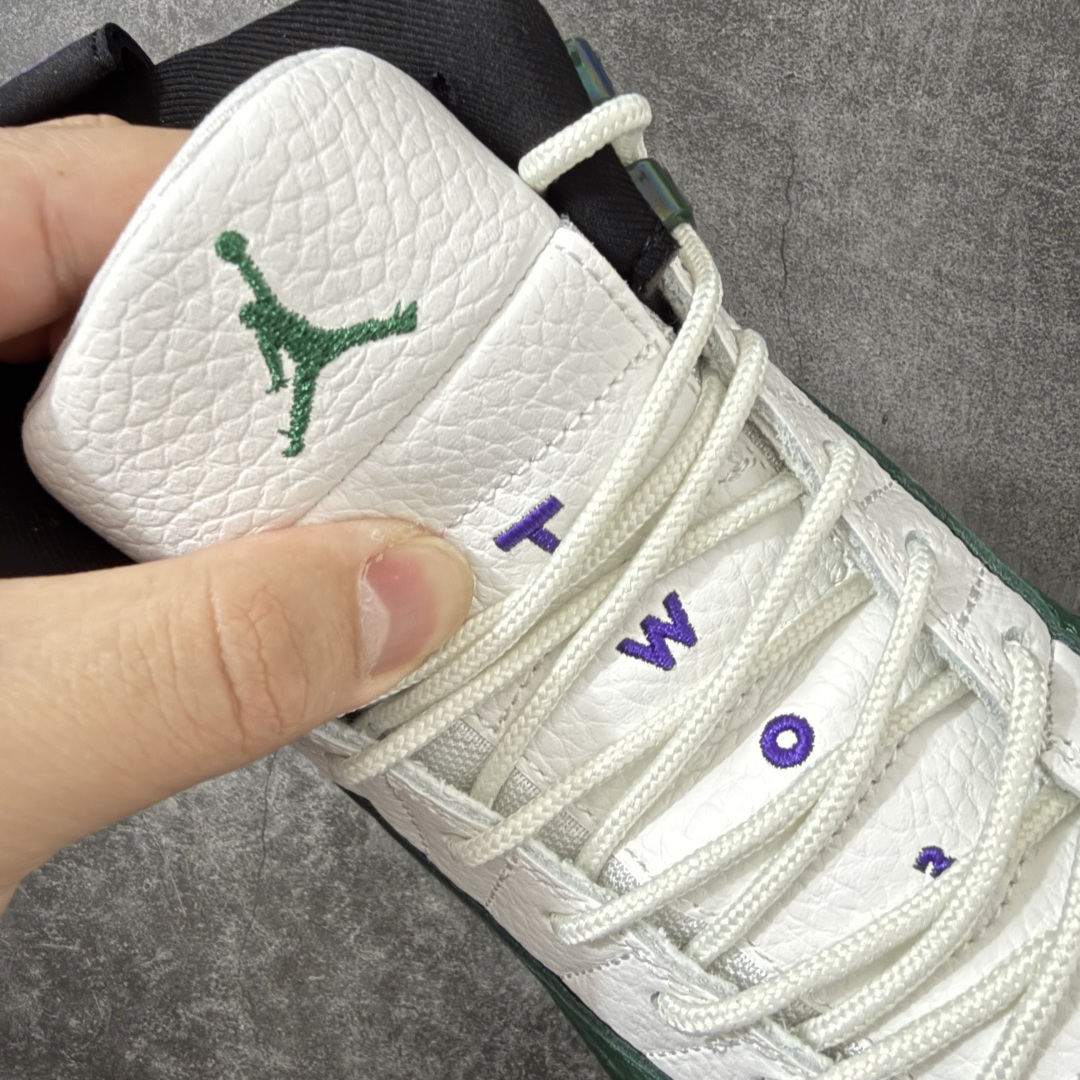 Air Jordan AJ12 Retro 潮流 中帮 复古篮球鞋 白绿雄鹿 CT8013-103 市场唯一附带GOAT Air Jordan AJ12 Retro 潮流 中帮 复古篮球鞋 白绿雄鹿 CT8013-103 市场唯一附带GOAT