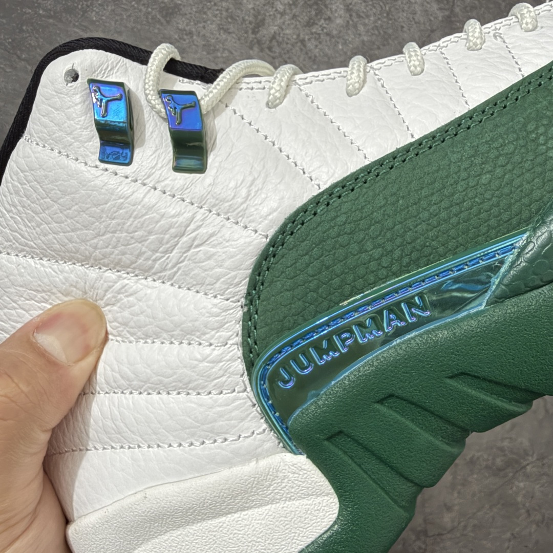 Air Jordan AJ12 Retro 潮流 中帮 复古篮球鞋 白绿雄鹿 CT8013-103 市场唯一附带GOAT Air Jordan AJ12 Retro 潮流 中帮 复古篮球鞋 白绿雄鹿 CT8013-103 市场唯一附带GOAT