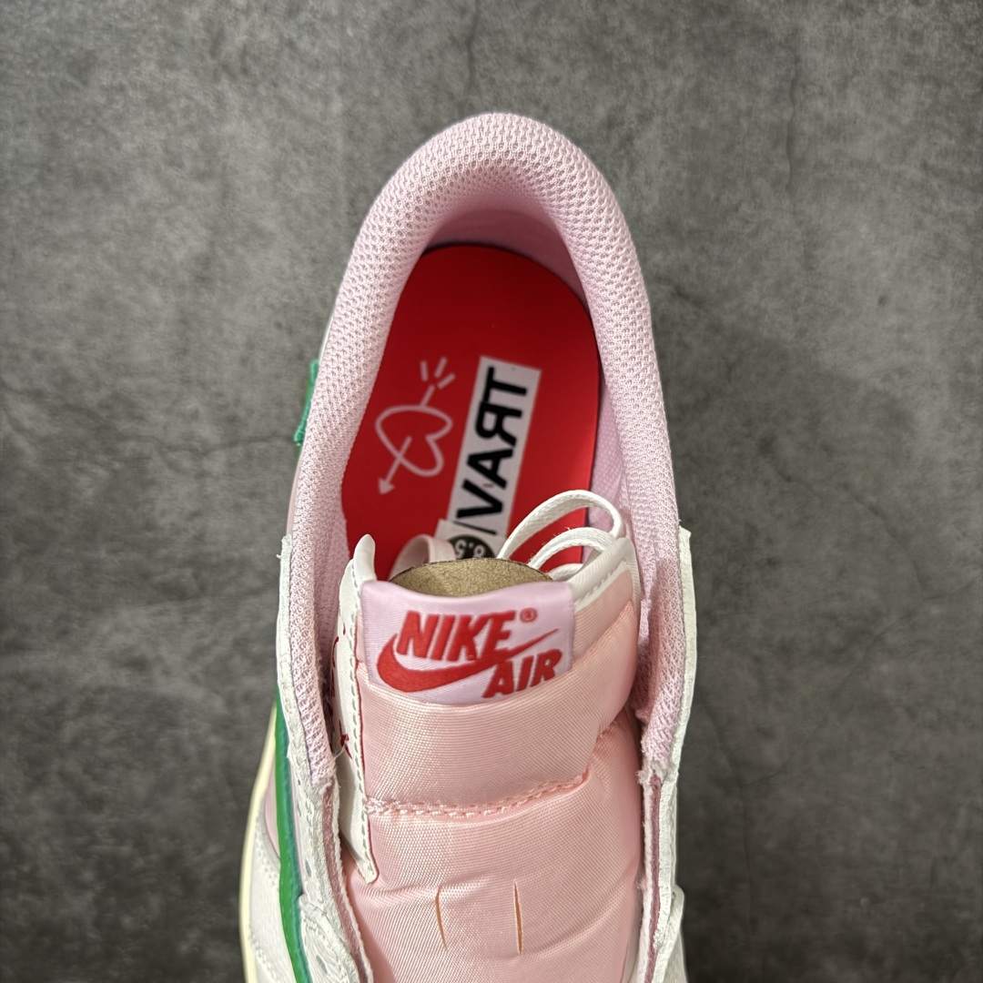 Travis Scott x Air Jordan AJ1 Low OG SPTS联名倒钩低帮 白粉绿倒钩定制款 IQ7 Travis Scott x Air Jordan AJ1 Low OG SPTS联名倒钩低帮 白粉绿倒钩定制款 IQ7