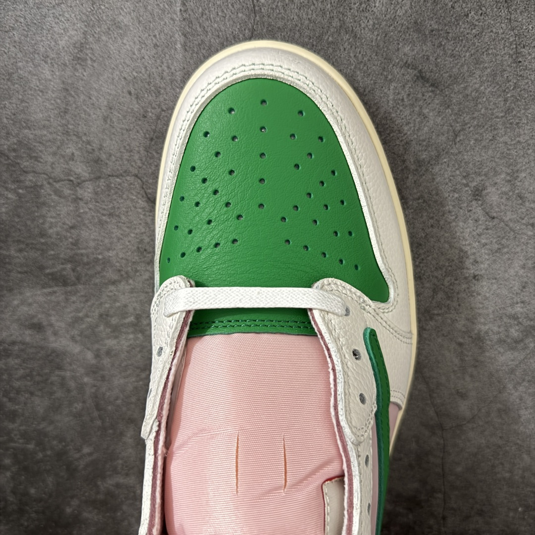 Travis Scott x Air Jordan AJ1 Low OG SPTS联名倒钩低帮 白粉绿倒钩定制款 IQ7 Travis Scott x Air Jordan AJ1 Low OG SPTS联名倒钩低帮 白粉绿倒钩定制款 IQ7
