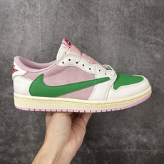 Travis Scott x Air Jordan AJ1 Low OG SPTS联名倒钩低帮 白粉绿倒钩定制款 IQ7 Travis Scott x Air Jordan AJ1 Low OG SPTS联名倒钩低帮 白粉绿倒钩定制款 IQ7