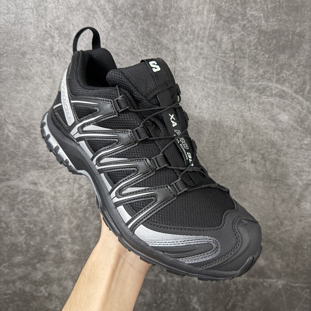 SALOMON 萨洛蒙 XA PRO 3D 户外运动 网布减震防滑透气 低帮跑步鞋 男女同款 黑银 全新品质 巅峰之作 SALOMON 萨洛蒙 XA PRO 3D 户外运动 网布减震防滑透气 低帮跑步鞋 男女同款 黑银 全新品质 巅峰之作