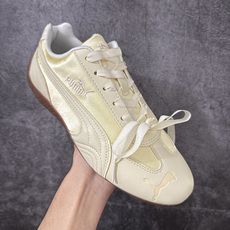Puma 彪马 Speedcat 低帮休闲跑步鞋 米黄色 -01 尺码:35.5 36 37 37.5 38 38.5 Puma 彪马 Speedcat 低帮休闲跑步鞋 米黄色 -01 尺码:35.5 36 37 37.5 38 38.5