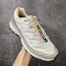 SALOMON萨洛蒙 XT-6 舒适百搭 户外越野耐磨包裹性支撑 男女同款低帮跑步鞋 白灰色 性价比版本 私模大底 超 SALOMON萨洛蒙 XT-6 舒适百搭 户外越野耐磨包裹性支撑 男女同款低帮跑步鞋 白灰色 性价比版本 私模大底 超