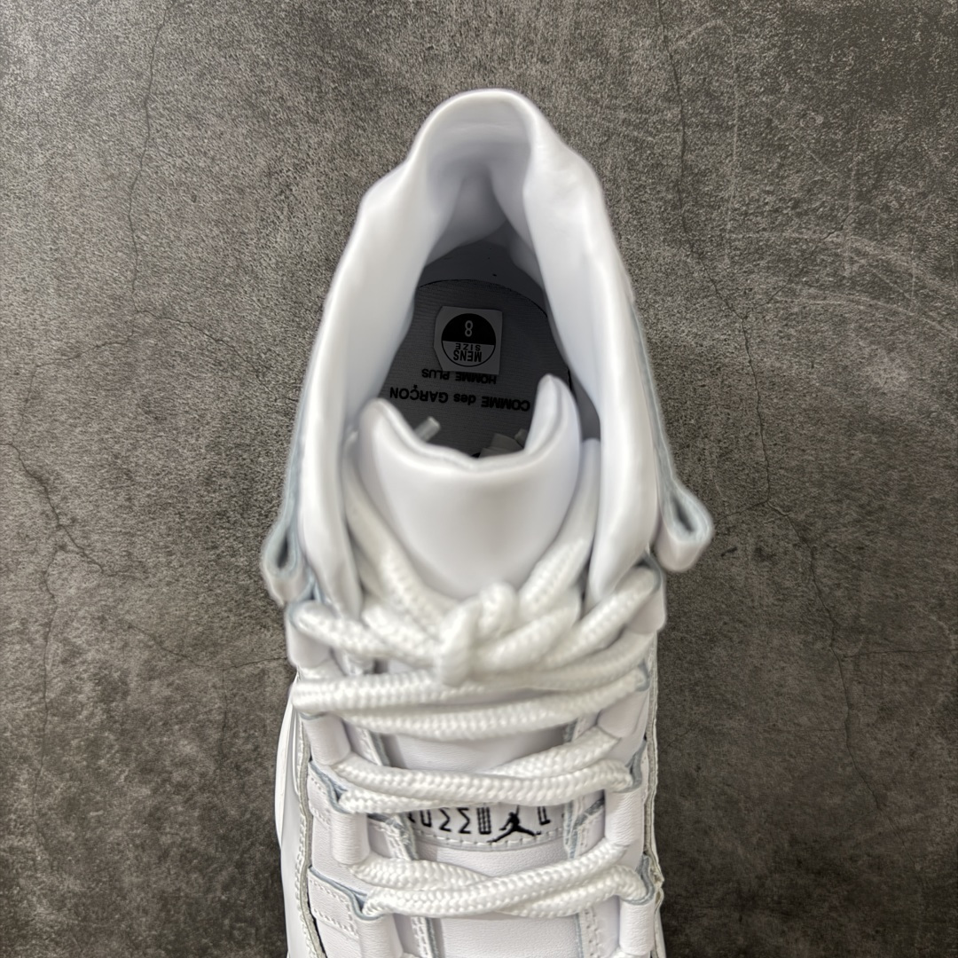 Comme Ces Garçons × Air Jordan 11 High CDG x AJ11 高帮 联名白色 AJ