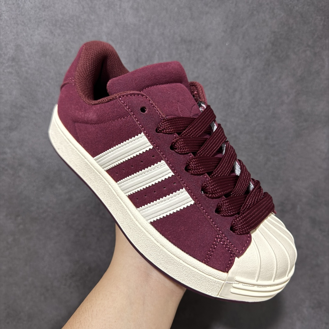 Adidas Originals Superstar贝壳头系列 阿迪达斯 低帮经典百搭休闲运动板鞋 货号:KJ4662 