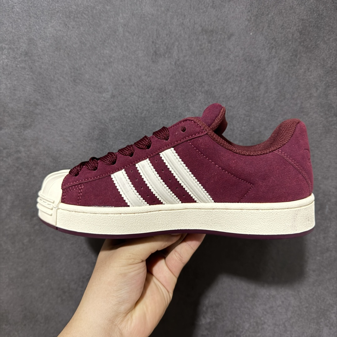Adidas Originals Superstar贝壳头系列 阿迪达斯 低帮经典百搭休闲运动板鞋 货号:KJ4662 