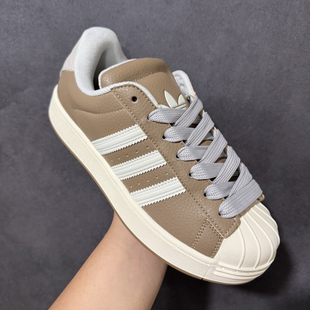Adidas Originals Superstar贝壳头系列 阿迪达斯 低帮经典百搭休闲运动板鞋 货号:KI3517 