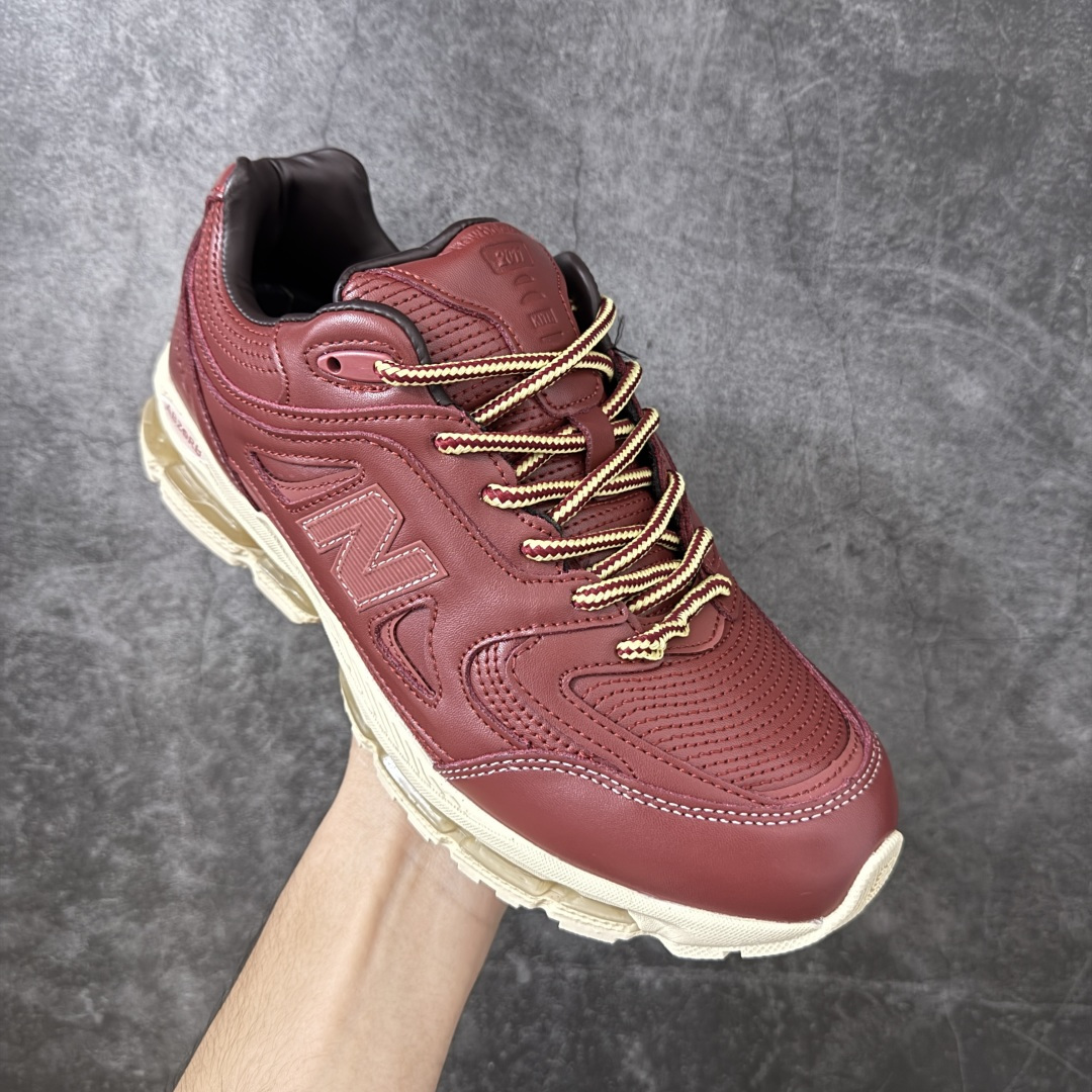New Balance x KITH NB 2011 Ronnie Fieg拼接舒适跑步鞋 男女同款 酒红 这款New 