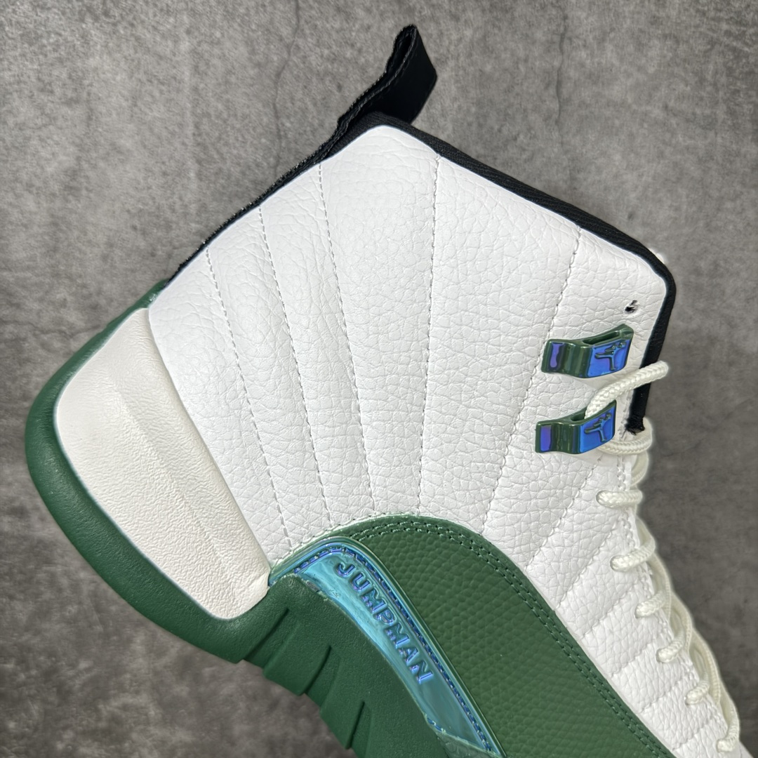 Air Jordan AJ12 Retro 白绿 雄鹿 CT8013-103 原楦原纸板开发 原汁原味12代鞋型 进口原