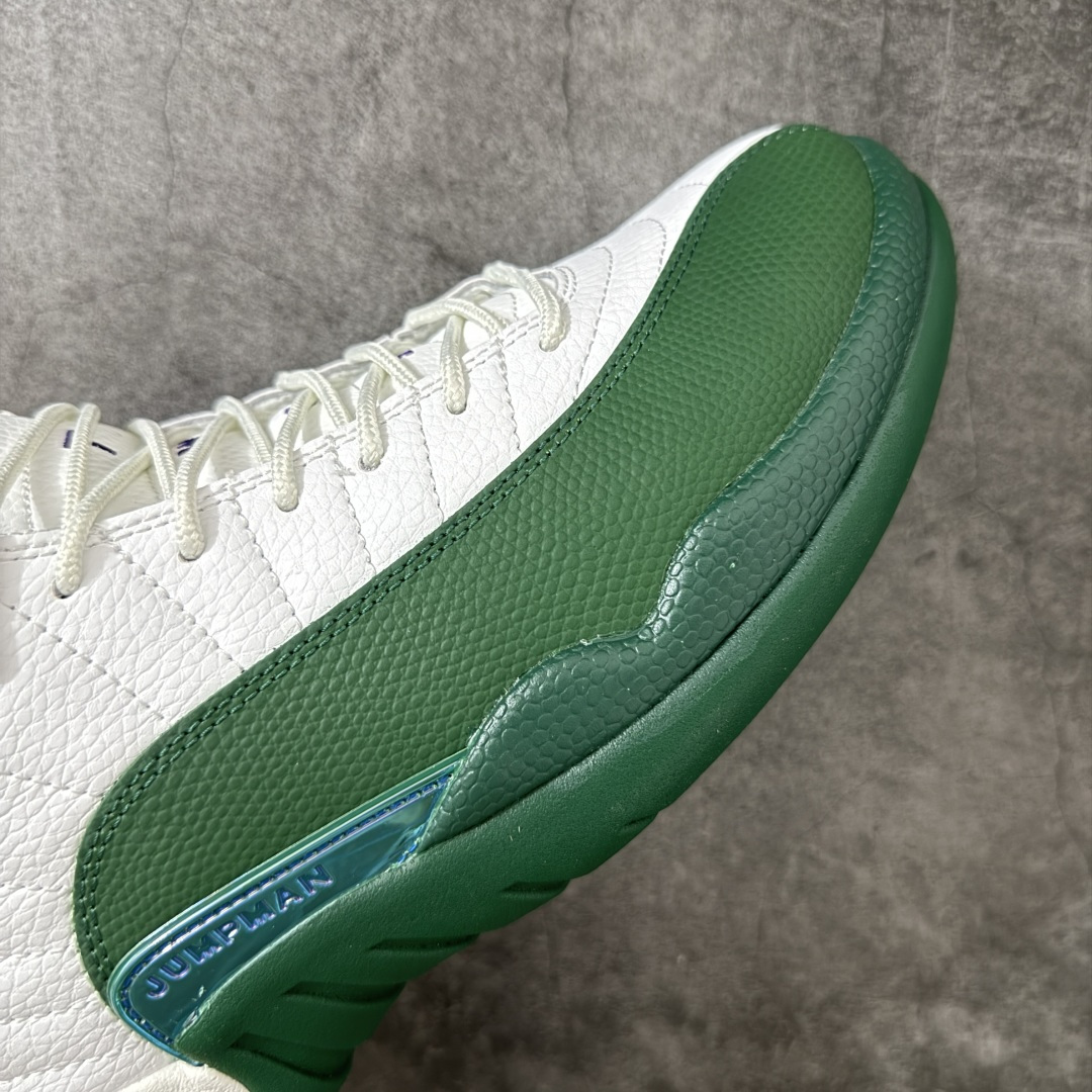 Air Jordan AJ12 Retro 白绿 雄鹿 CT8013-103 原楦原纸板开发 原汁原味12代鞋型 进口原