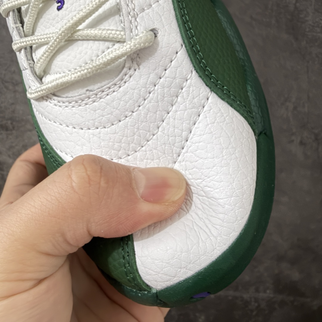 Air Jordan AJ12 Retro 白绿 雄鹿 CT8013-103 原楦原纸板开发 原汁原味12代鞋型 进口原