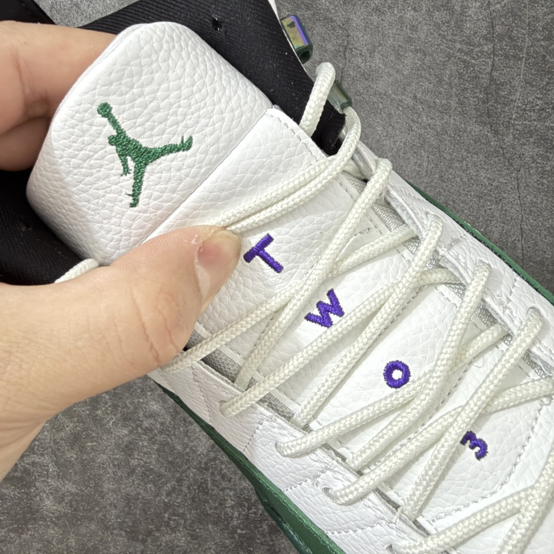 Air Jordan AJ12 Retro 白绿 雄鹿 CT8013-103 原楦原纸板开发 原汁原味12代鞋型 进口原