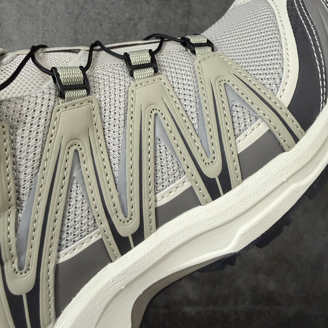 全新版本出货 纯原大厂出品 萨洛蒙 Salomon XA PRO 3D 户外轻便机能鞋 灰绿  纯原外贸平台特供订单 耗