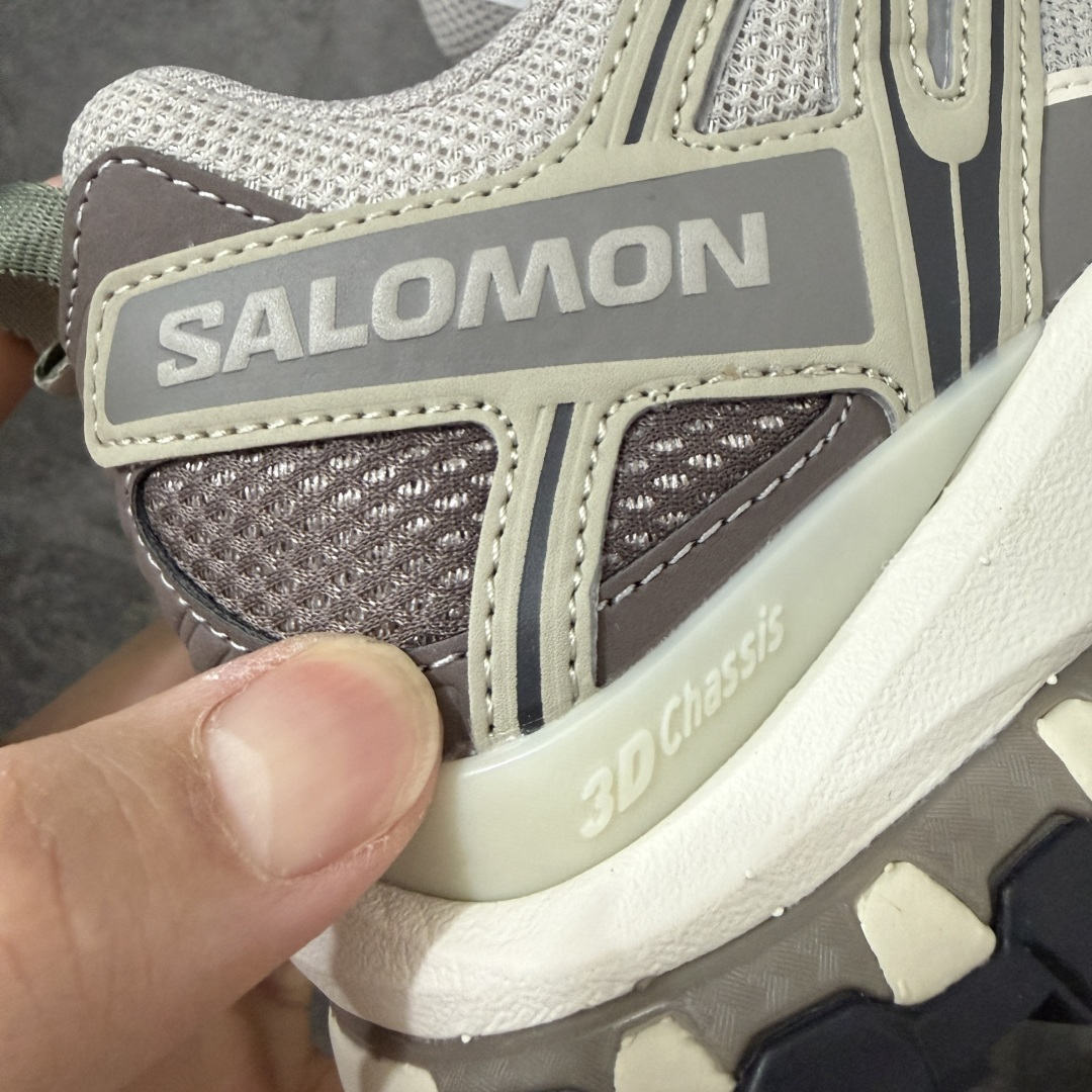 全新版本出货 纯原大厂出品 萨洛蒙 Salomon XA PRO 3D 户外轻便机能鞋 灰绿  纯原外贸平台特供订单 耗