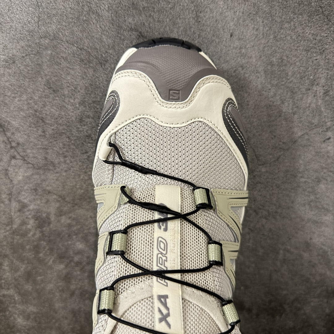 全新版本出货 纯原大厂出品 萨洛蒙 Salomon XA PRO 3D 户外轻便机能鞋 灰绿  纯原外贸平台特供订单 耗