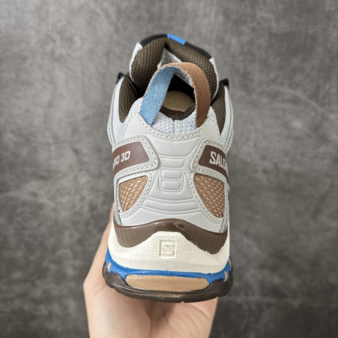 全新版本出货 纯原大厂出品 萨洛蒙 Salomon XA PRO 3D 户外轻便机能鞋 灰蓝  纯原外贸平台特供订单 耗