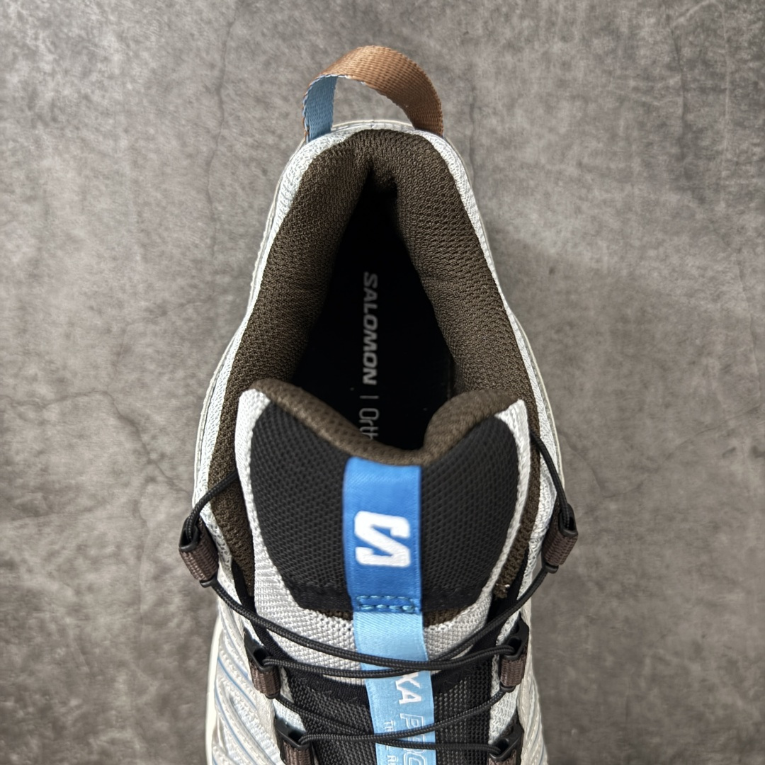 全新版本出货 纯原大厂出品 萨洛蒙 Salomon XA PRO 3D 户外轻便机能鞋 灰蓝  纯原外贸平台特供订单 耗