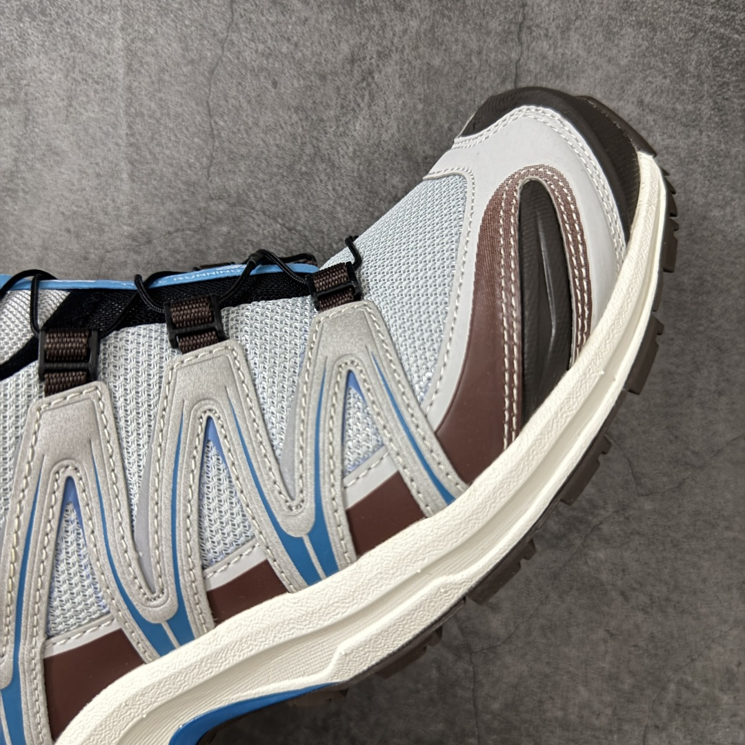 全新版本出货 纯原大厂出品 萨洛蒙 Salomon XA PRO 3D 户外轻便机能鞋 灰蓝  纯原外贸平台特供订单 耗