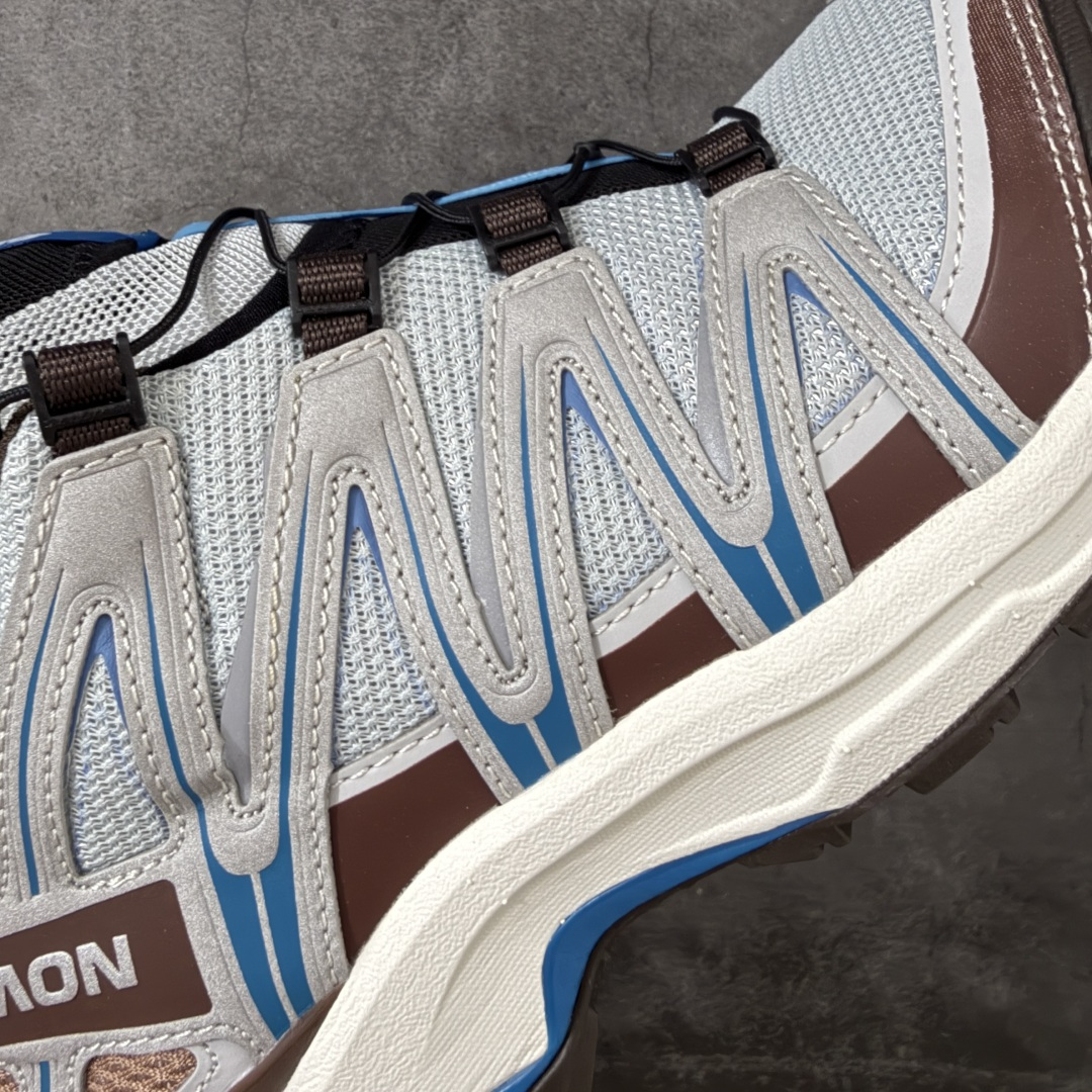 全新版本出货 纯原大厂出品 萨洛蒙 Salomon XA PRO 3D 户外轻便机能鞋 灰蓝  纯原外贸平台特供订单 耗