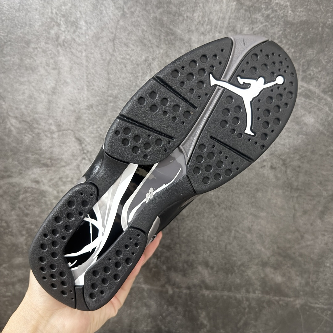 Air Jordan 8 Retro "Chrome" 高帮 复刻黑银 AJ8 乔丹8代 aj8 乔8 高邦 复刻黑灰色