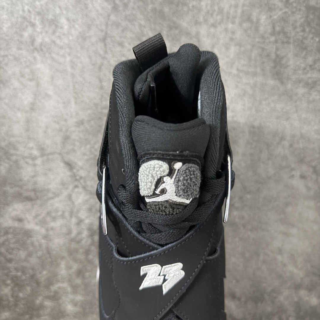 Air Jordan 8 Retro "Chrome" 高帮 复刻黑银 AJ8 乔丹8代 aj8 乔8 高邦 复刻黑灰色