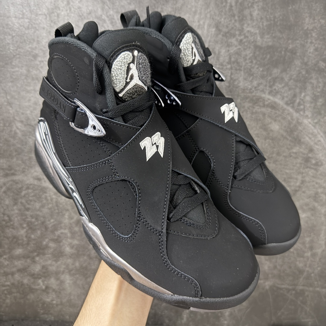 Air Jordan 8 Retro "Chrome" 高帮 复刻黑银 AJ8 乔丹8代 aj8 乔8 高邦 复刻黑灰色 Air Jordan 8 Retro "Chrome" 高帮 复刻黑银 AJ8 乔丹8代 aj8 乔8 高邦 复刻黑灰色