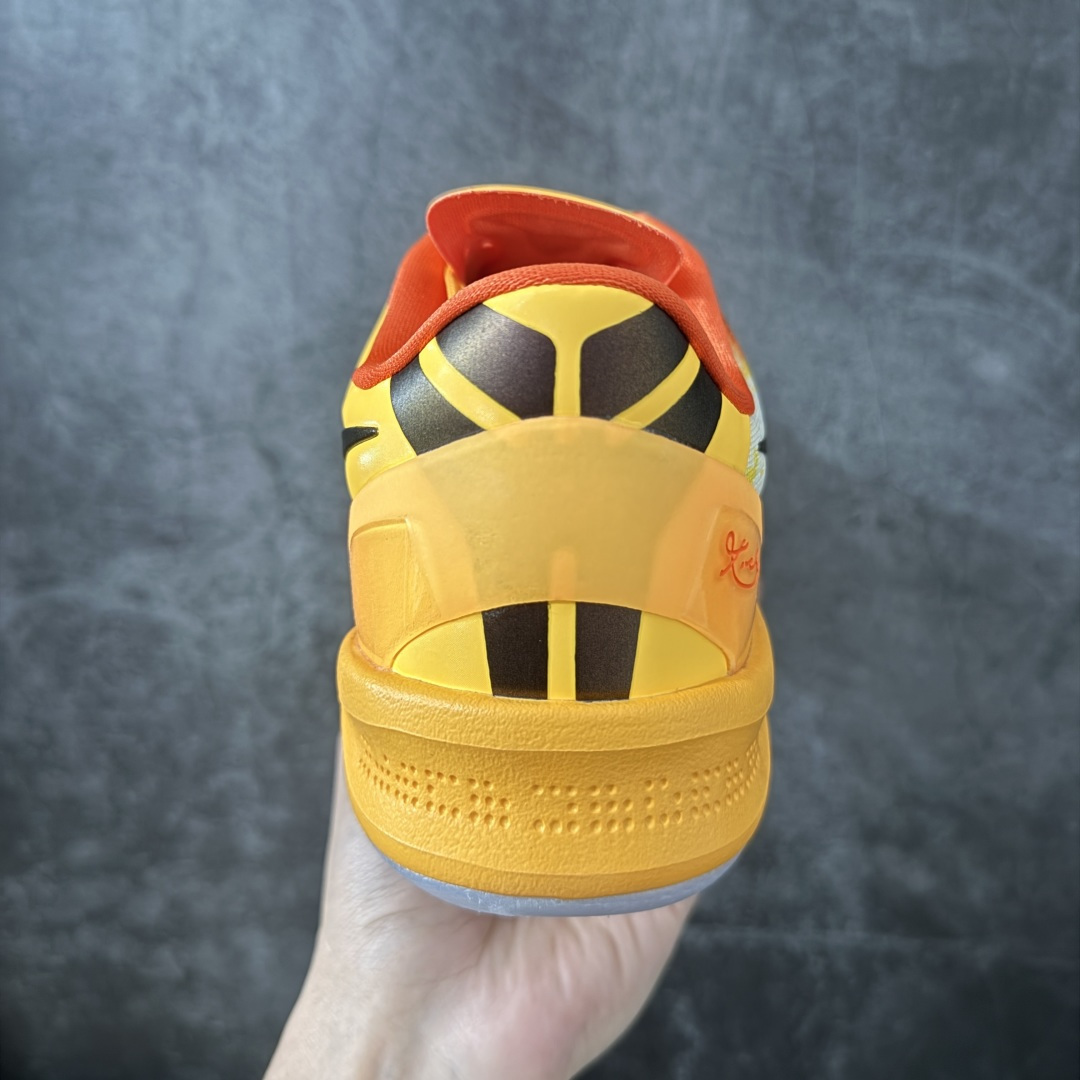 Nk Kobe VIII Protro 科比8代 男子实战篮球鞋 上海限定 烟花 复刻 橙色黄白 IO6259-800 