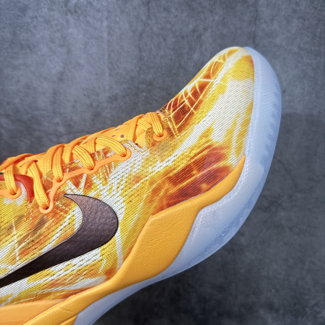 Nk Kobe VIII Protro 科比8代 男子实战篮球鞋 上海限定 烟花 复刻 橙色黄白 IO6259-800 