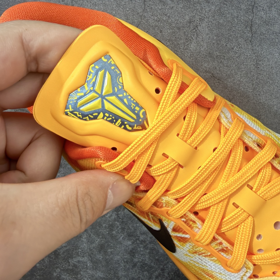 Nk Kobe VIII Protro 科比8代 男子实战篮球鞋 上海限定 烟花 复刻 橙色黄白 IO6259-800 