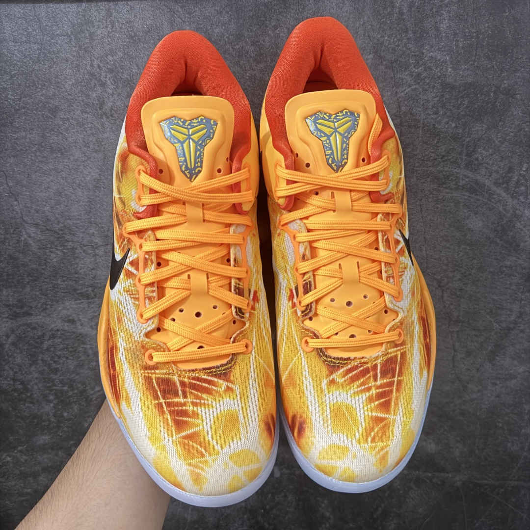 Nk Kobe VIII Protro 科比8代 男子实战篮球鞋 上海限定 烟花 复刻 橙色黄白 IO6259-800 