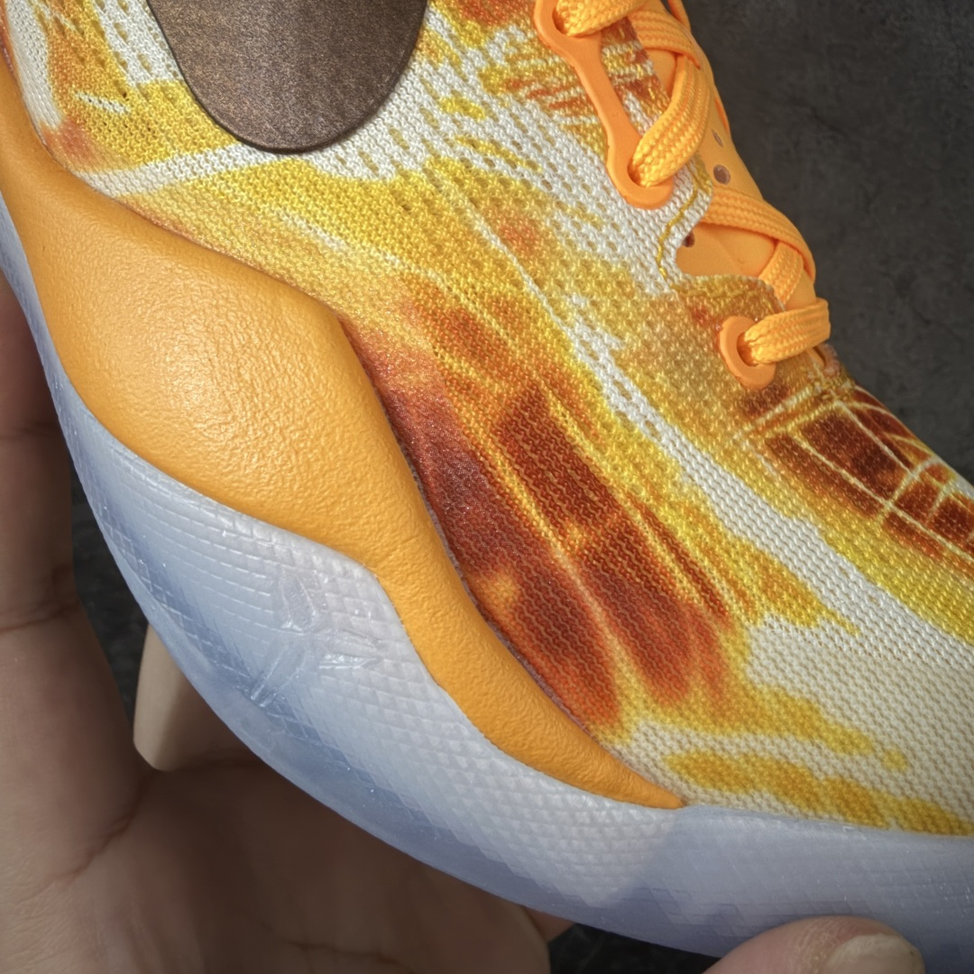 Nk Kobe VIII Protro 科比8代 男子实战篮球鞋 上海限定 烟花 复刻 橙色黄白 IO6259-800 