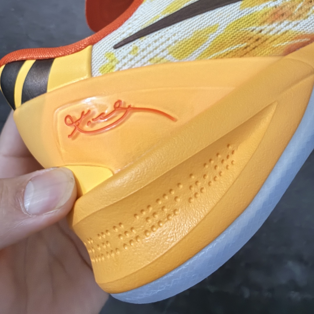 Nk Kobe VIII Protro 科比8代 男子实战篮球鞋 上海限定 烟花 复刻 橙色黄白 IO6259-800 