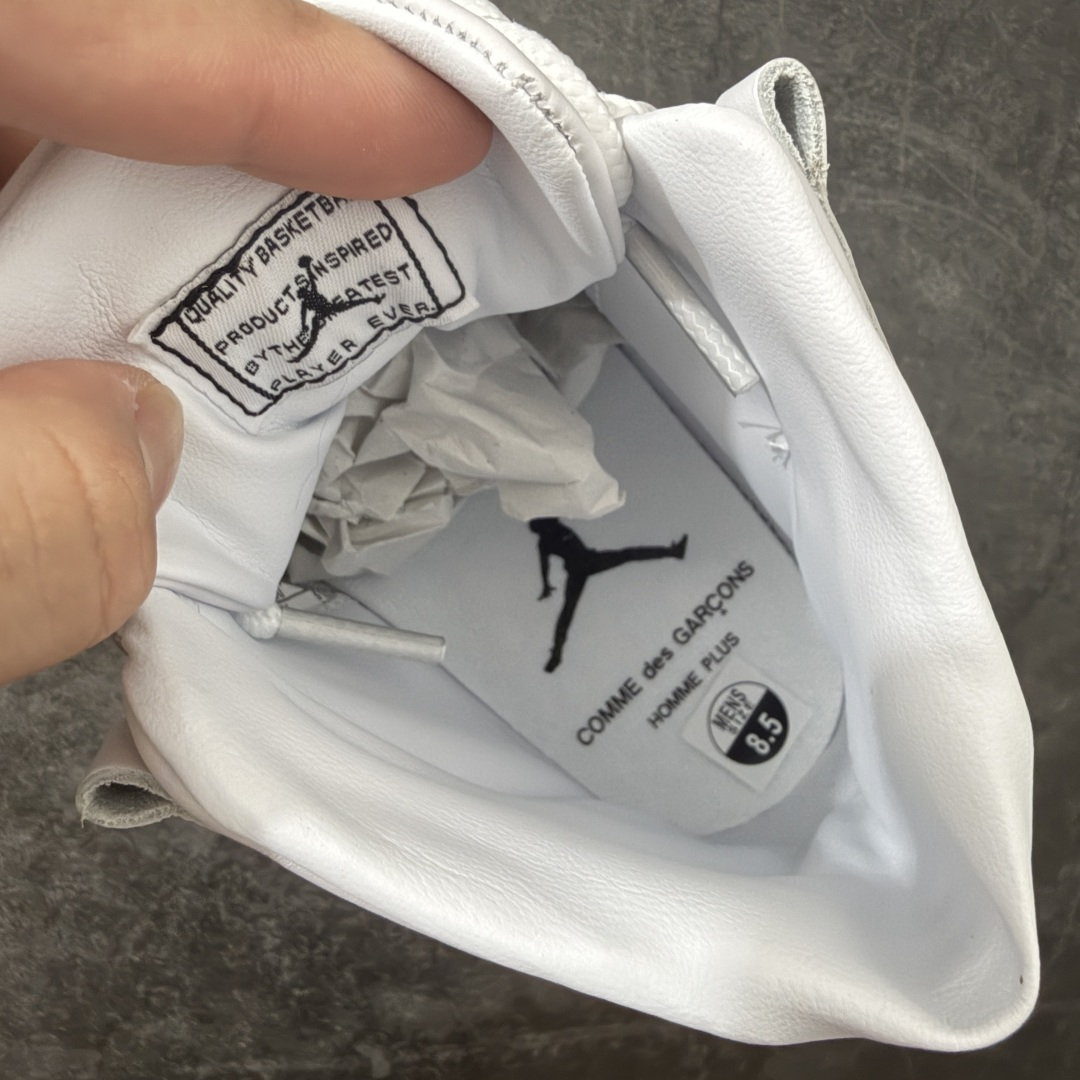 Comme Ces Garçons × Air Jordan 11 High CDG x AJ11 高帮 联名白色 AJ