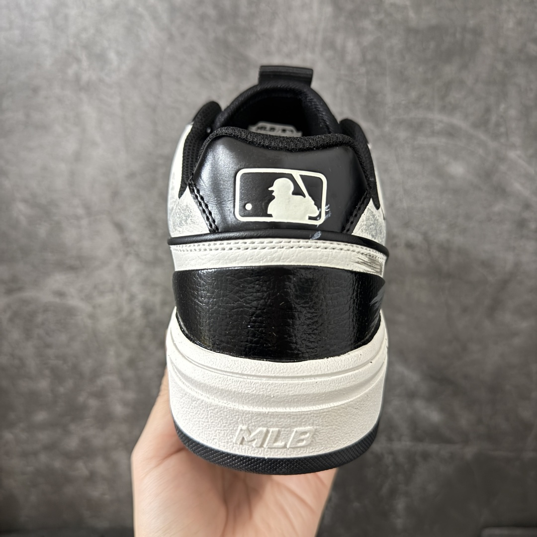 MLB NY 印花网红学长鞋 手工手绘涂鸦恶作剧 此款为人工手绘定制图案 原版基于MLB修改款 加以创意定制 完美品质做