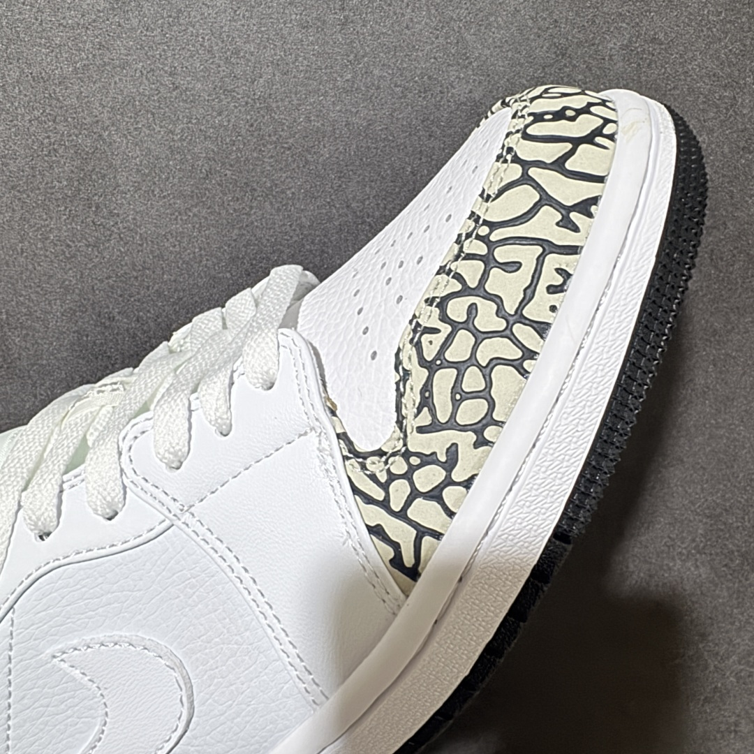 Nike Air Jordan 1 Phat Low AJ1 乔1 耐克 低帮休闲板鞋 同步官方配色 白红爆裂纹 货号: