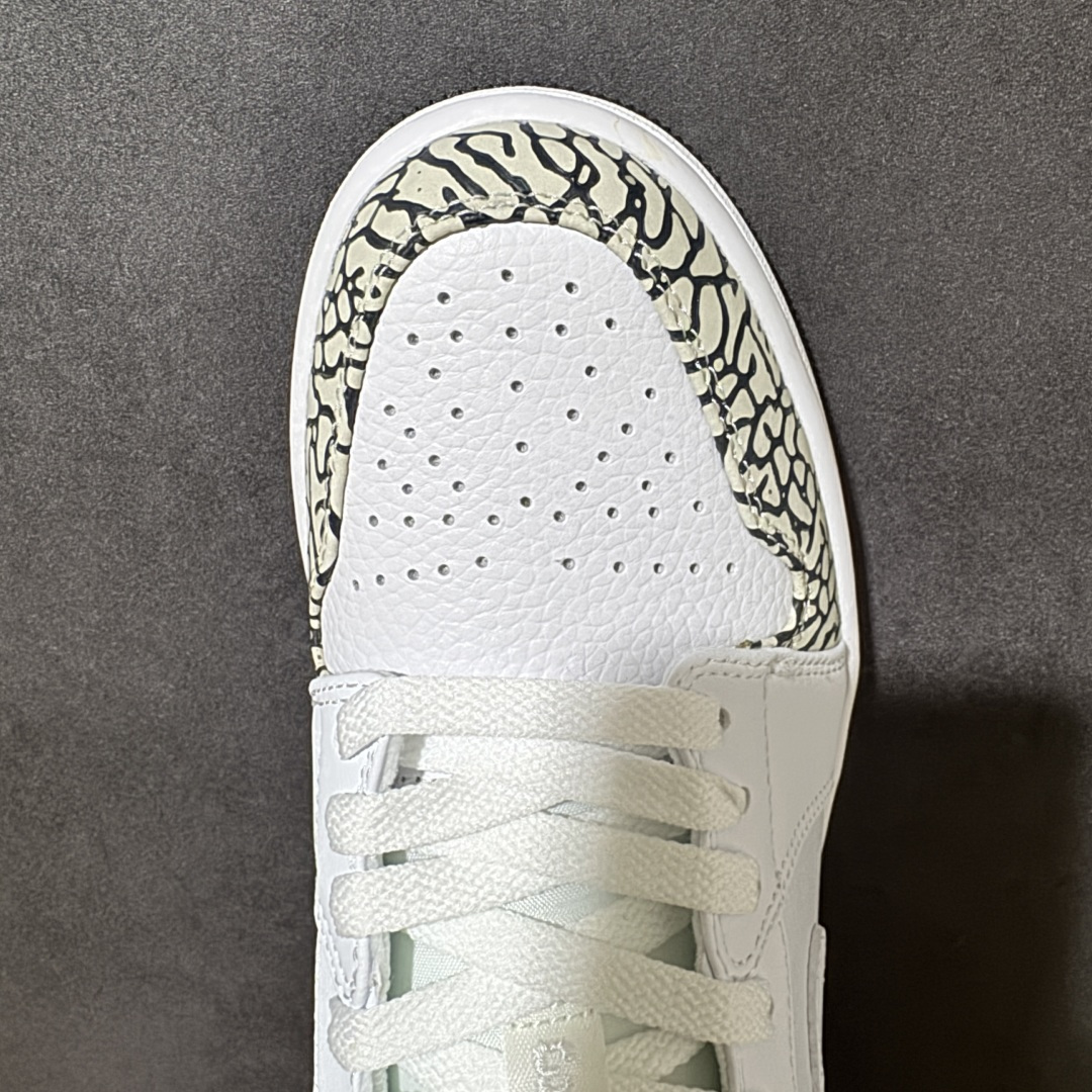 Nike Air Jordan 1 Phat Low AJ1 乔1 耐克 低帮休闲板鞋 同步官方配色 白红爆裂纹 货号: