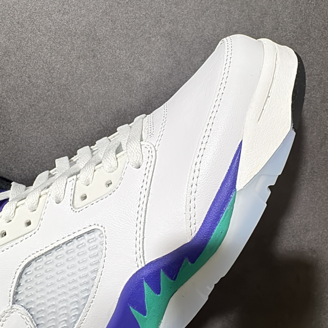 Nike Air Jordan 5 Retro Low迈克尔 乔丹 AJ5减震防滑篮球鞋 原楦原纸板 原厂材料开发 细节