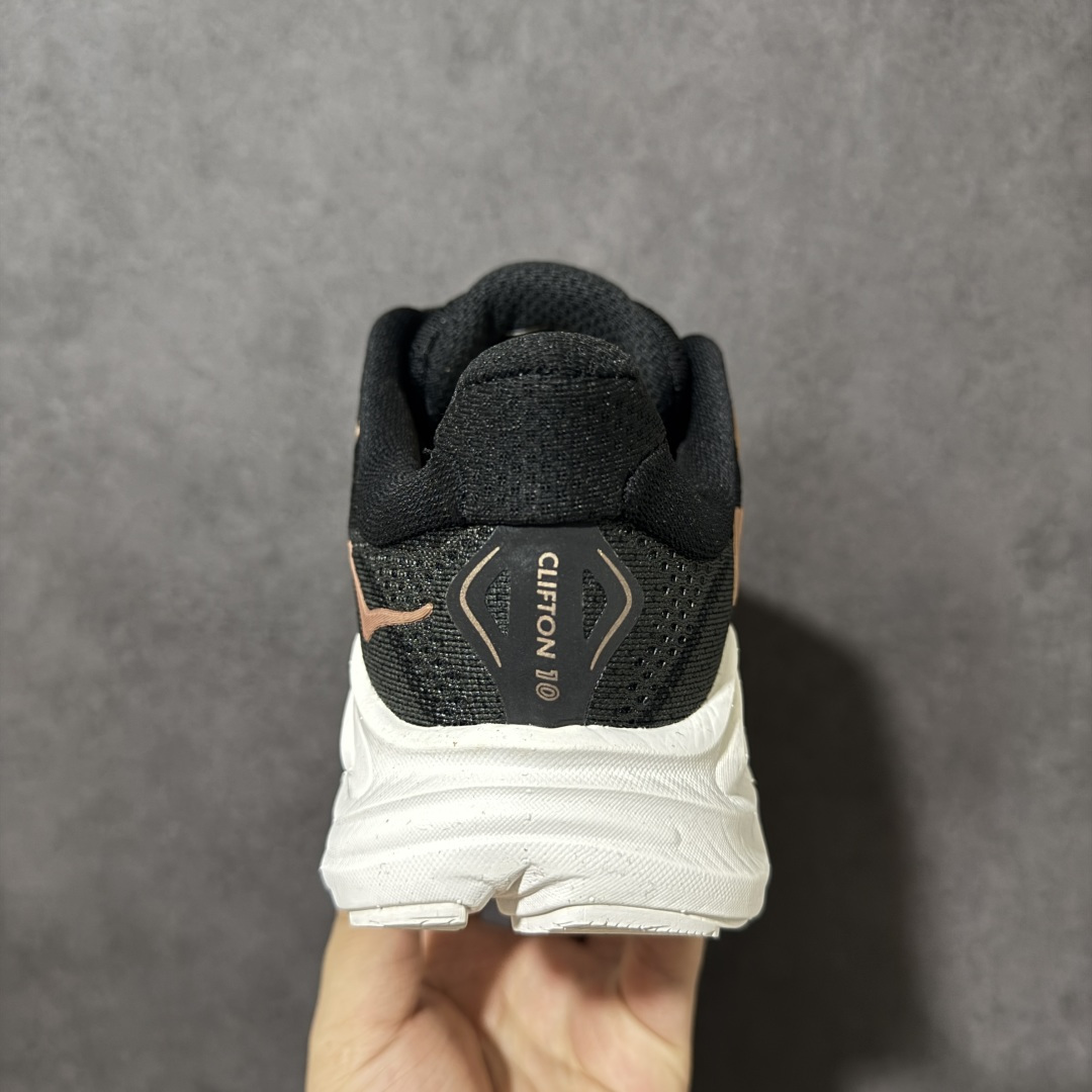 HOKA M CLIFTON 10 轻量低帮户外越野跑鞋 户外山脉越野轻量运动跑鞋 鞋面用轻的无缝架构 鞋带用了弹性不易