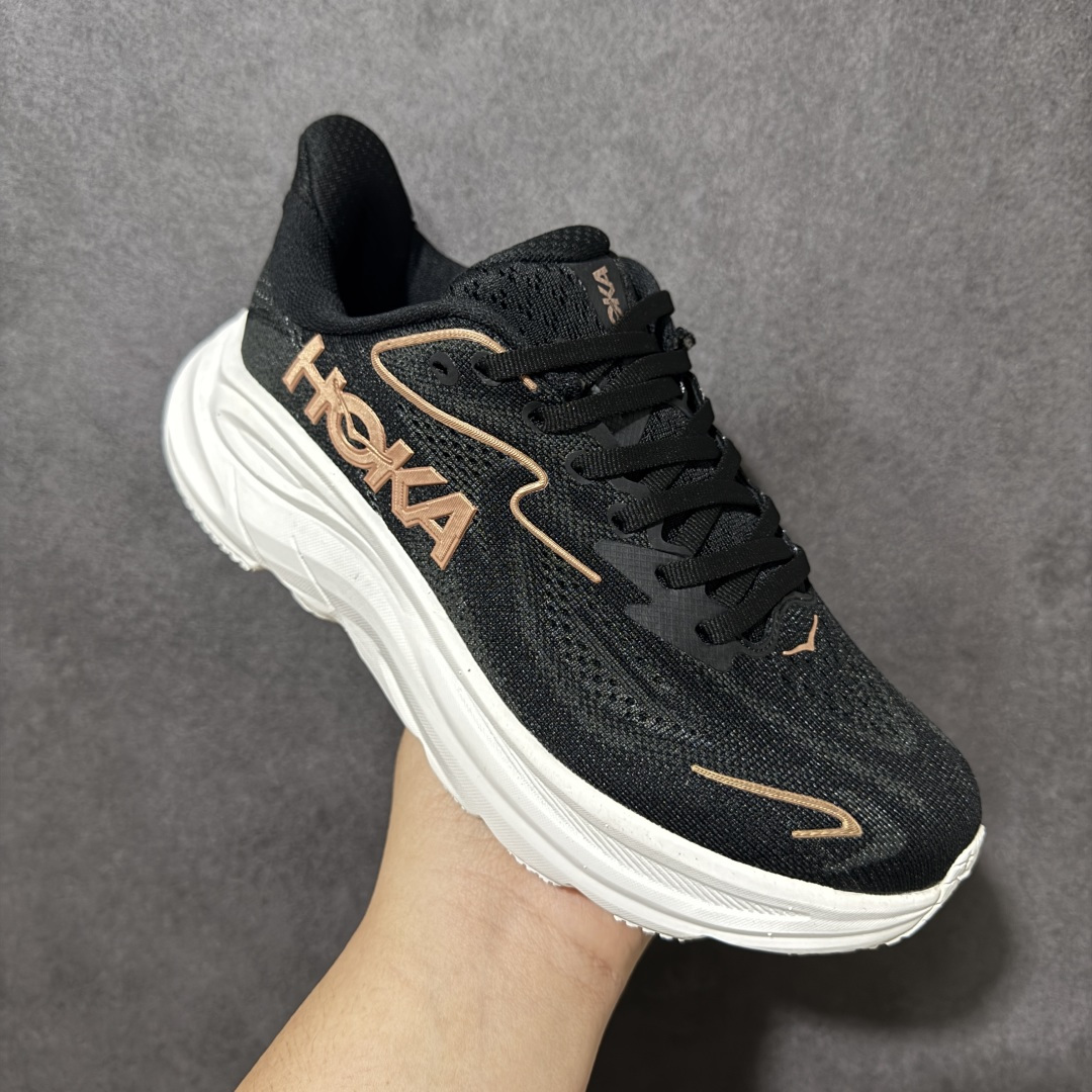 HOKA M CLIFTON 10 轻量低帮户外越野跑鞋 户外山脉越野轻量运动跑鞋 鞋面用轻的无缝架构 鞋带用了弹性不易