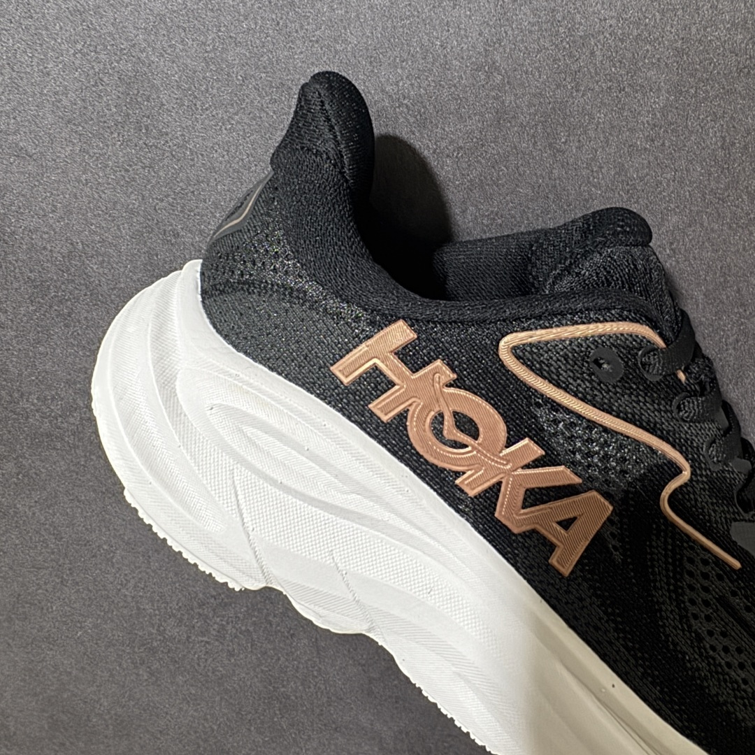 HOKA M CLIFTON 10 轻量低帮户外越野跑鞋 户外山脉越野轻量运动跑鞋 鞋面用轻的无缝架构 鞋带用了弹性不易