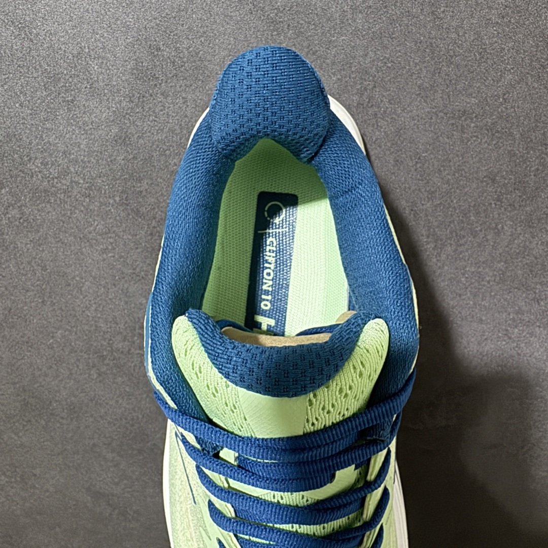 HOKA M CLIFTON 10 轻量低帮户外越野跑鞋 户外山脉越野轻量运动跑鞋 鞋面用轻的无缝架构 鞋带用了弹性不易