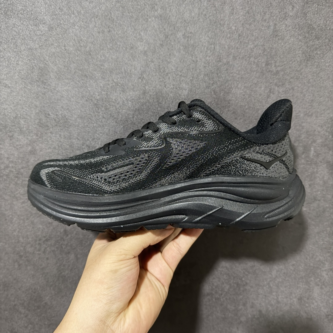 HOKA M CLIFTON 10 轻量低帮户外越野跑鞋 户外山脉越野轻量运动跑鞋 鞋面用轻的无缝架构 鞋带用了弹性不易