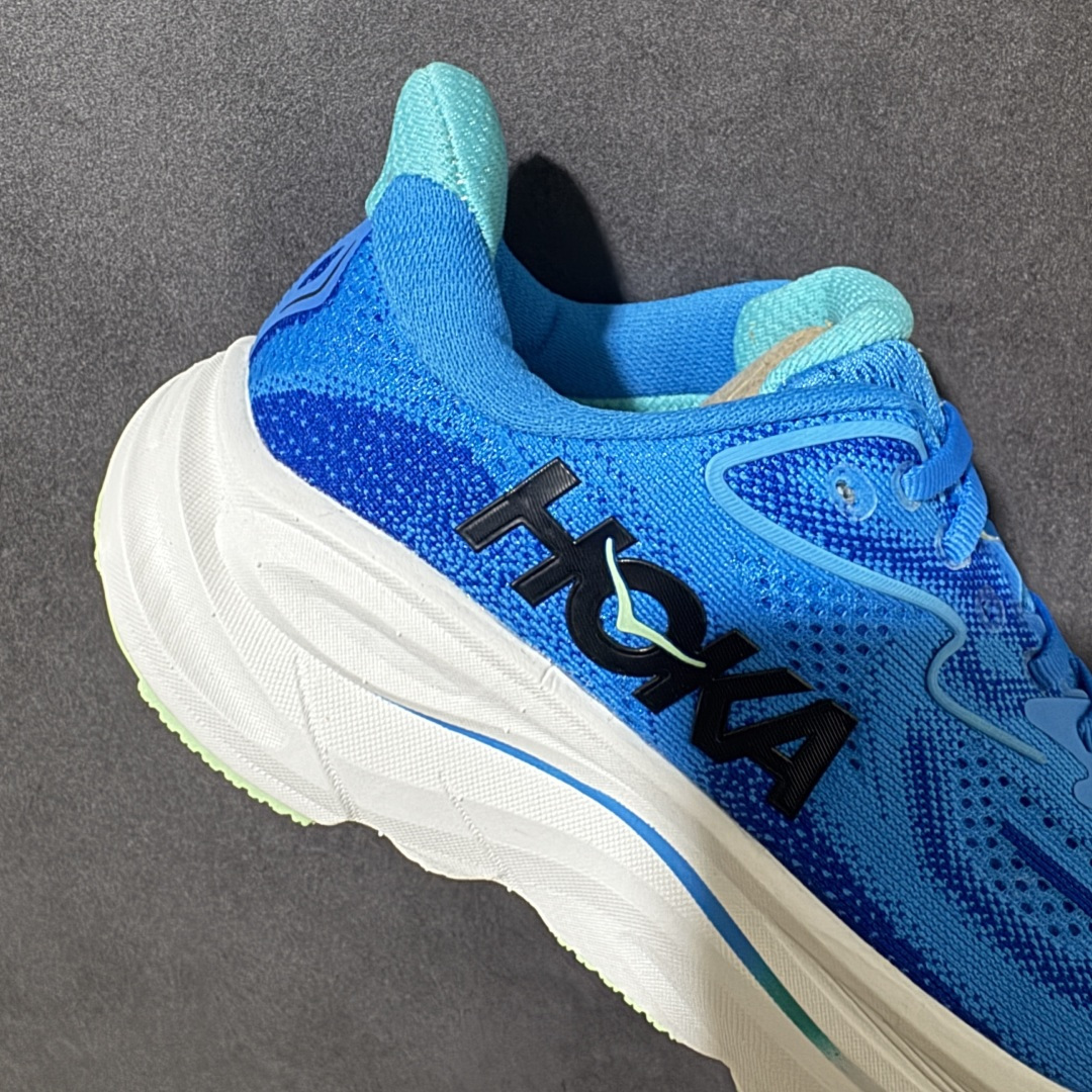 HOKA M CLIFTON 10 轻量低帮户外越野跑鞋 户外山脉越野轻量运动跑鞋 鞋面用轻的无缝架构 鞋带用了弹性不易