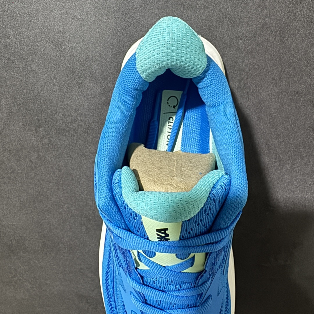 HOKA M CLIFTON 10 轻量低帮户外越野跑鞋 户外山脉越野轻量运动跑鞋 鞋面用轻的无缝架构 鞋带用了弹性不易