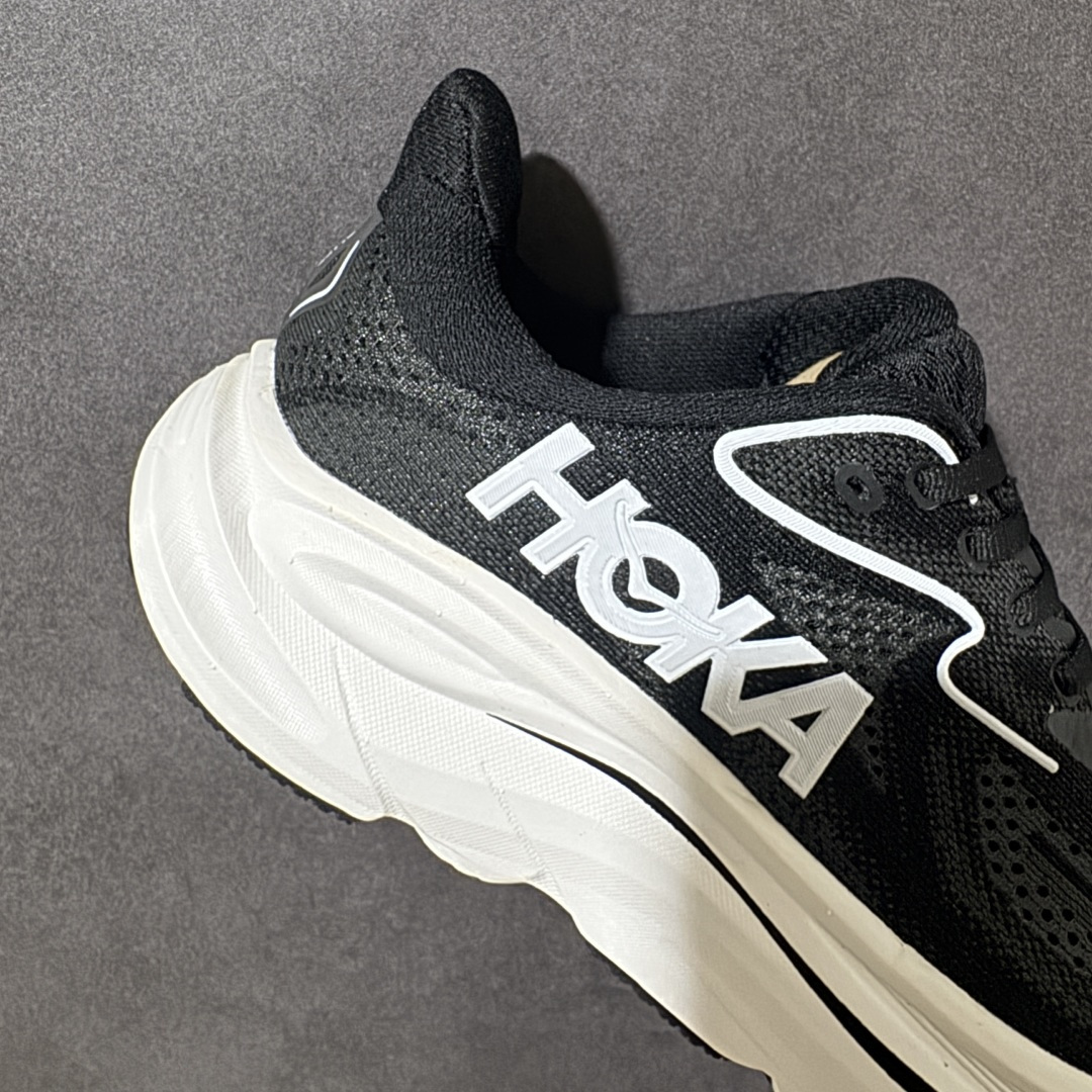 HOKA M CLIFTON 10 轻量低帮户外越野跑鞋 户外山脉越野轻量运动跑鞋 鞋面用轻的无缝架构 鞋带用了弹性不易