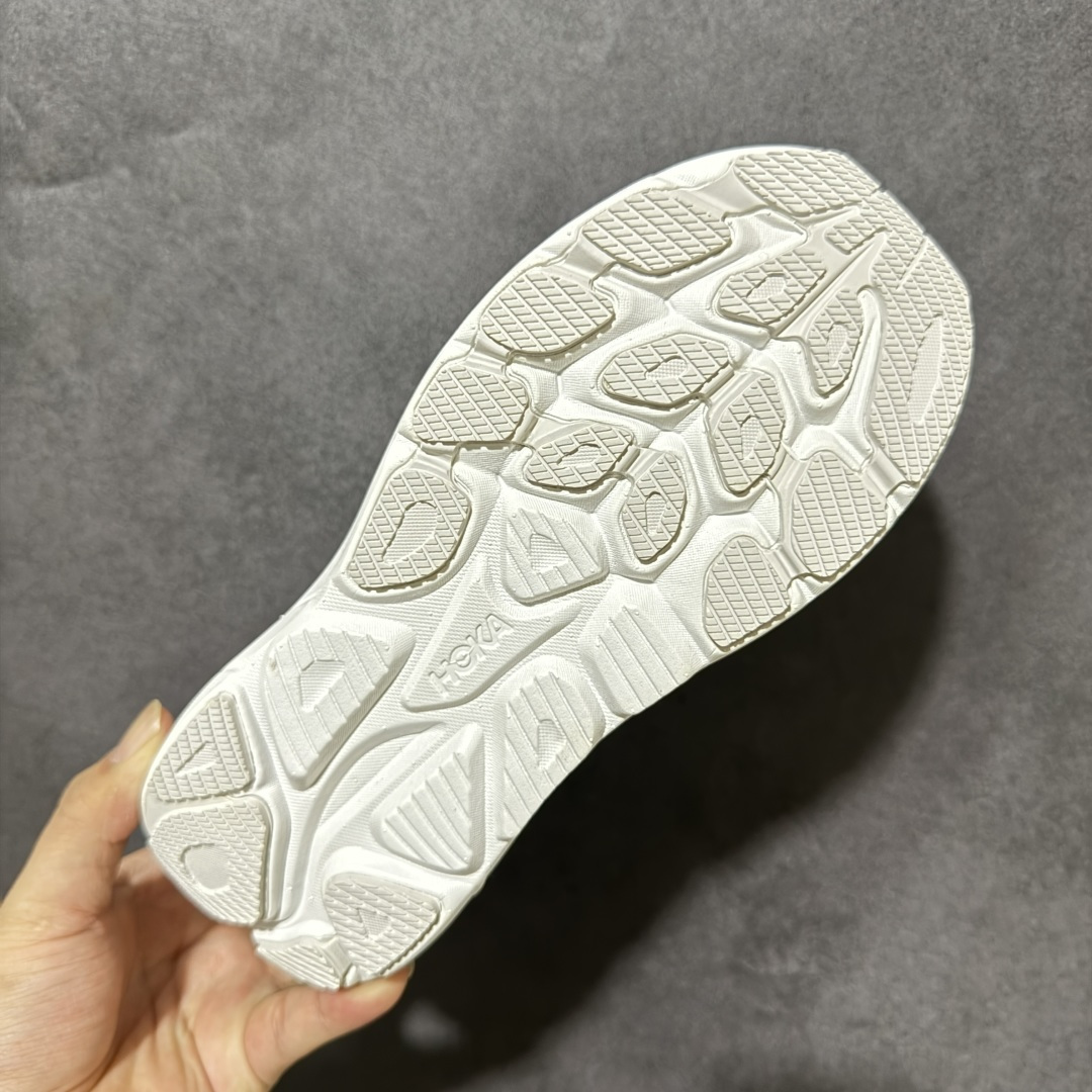 HOKA M CLIFTON 10 轻量低帮户外越野跑鞋 户外山脉越野轻量运动跑鞋 鞋面用轻的无缝架构 鞋带用了弹性不易