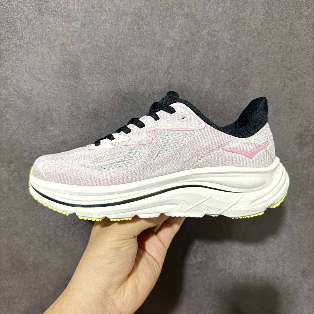 HOKA M CLIFTON 10 轻量低帮户外越野跑鞋 户外山脉越野轻量运动跑鞋 鞋面用轻的无缝架构 鞋带用了弹性不易