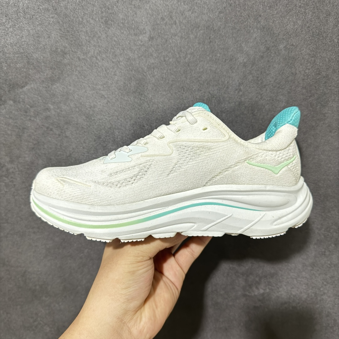 HOKA M CLIFTON 10 轻量低帮户外越野跑鞋 户外山脉越野轻量运动跑鞋 鞋面用轻的无缝架构 鞋带用了弹性不易